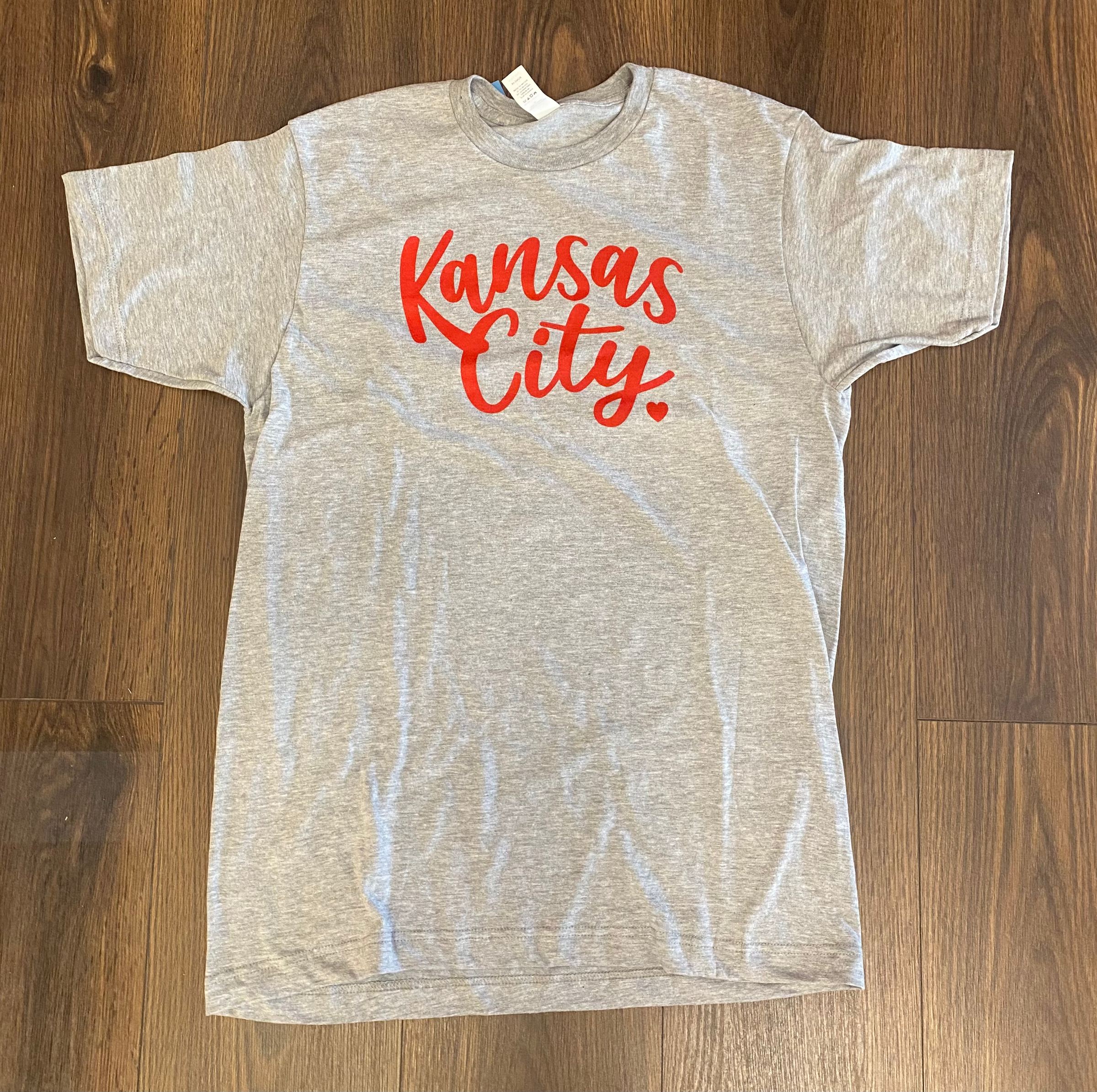 Kansas City Chiefs NFL Script Grey T-Shirt